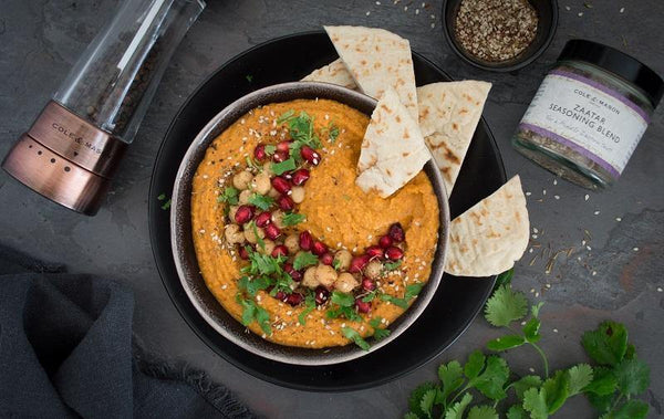 Za’atar & smoked paprika hummus - Cole & Mason