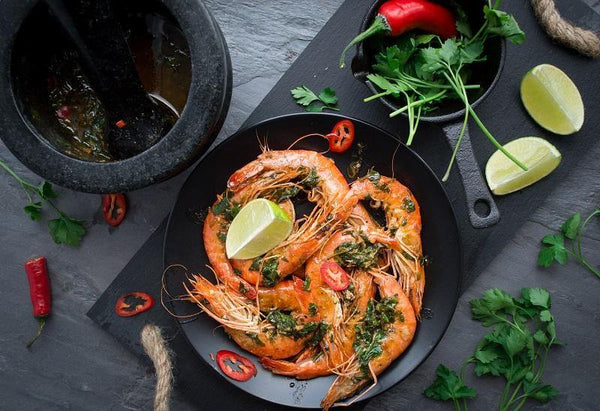 Chimichurri prawns - Cole & Mason