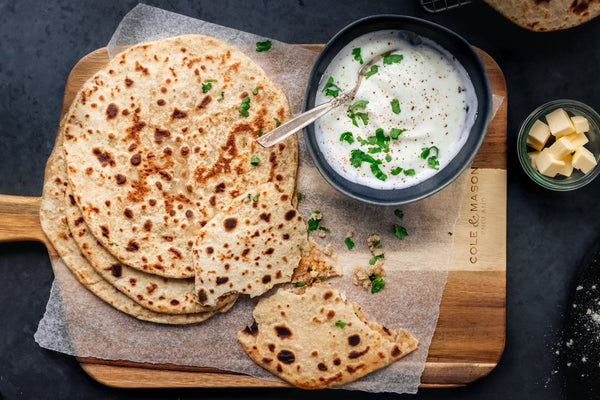 Vegetarian Aloo Paratha Flat Bread