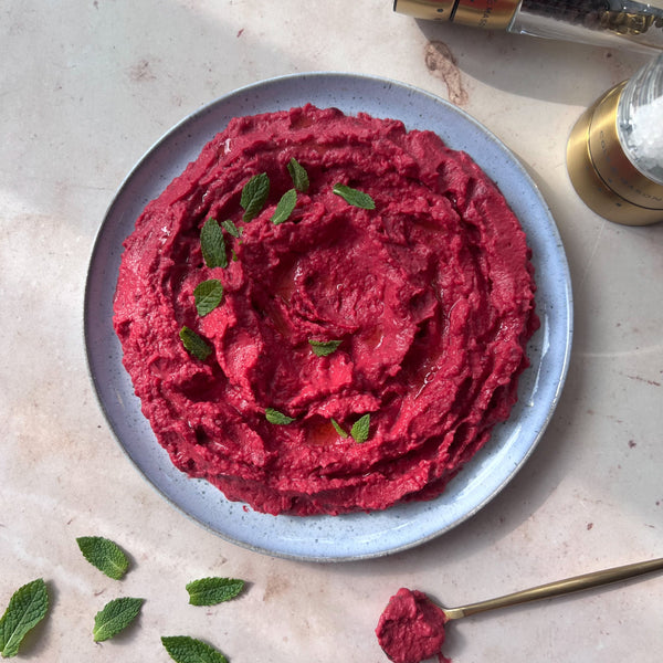 Air Fryer Beetroot Hummus