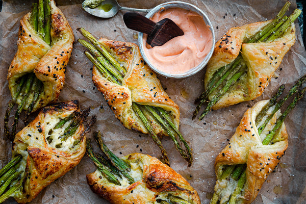 Asparagus Puff Pastry Bundles