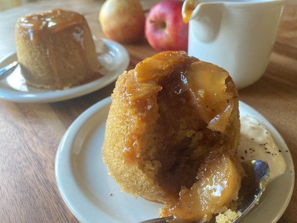 Apple and Nutmeg Mini Sponge Puddings