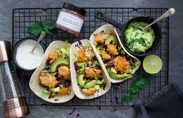 Quick & Easy Vegan Cauliflower Tacos - Cole & Mason