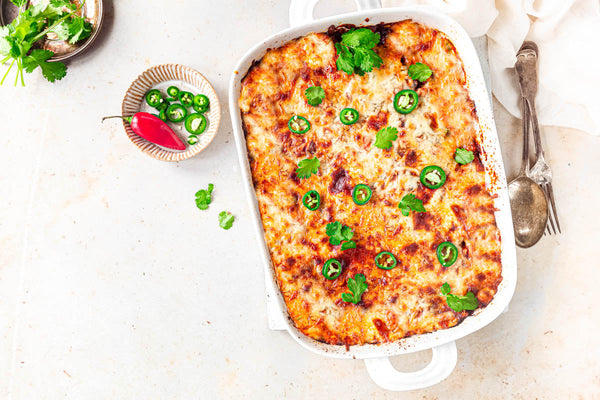 Vegetarian Mexican Sweet Potato Casserole