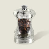 #85mm#pepper
The Cole & Mason Acrylic Capstan Pepper Mill, topped with a silver knob and filled with whole black peppercorns, features a precision grinding mechanism—perfect for elegant dining. Part of the Acrylic Capstan Salt & Pepper Mills collection.